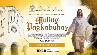 Baclaran Church: Sabado sa Ika-7 Linggo ng Pasko ng Pagkabuhay