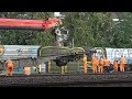 Güterzug entgleist - Aufwendige Bergung am Bahnhof Köln-Süd am 24./25.08.19