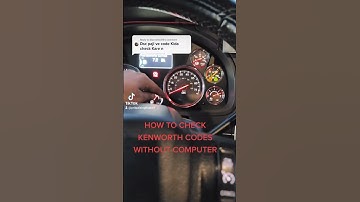 How to check kenworth t680 code without computer 😎👍 #youtubeshorts #kenworth #peterbilt