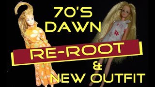 70S Topper Dawn Reroot Handmade Dress