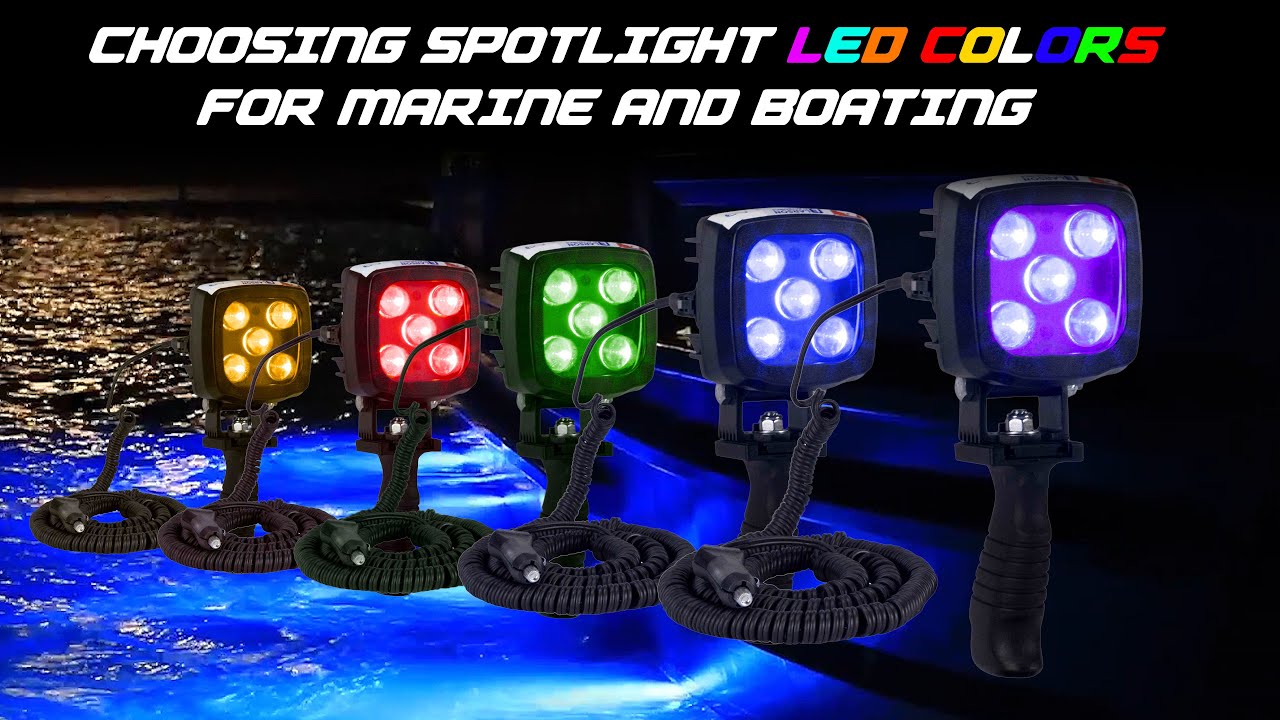 Boating & Marine - Choosing the Best LED Light Color 