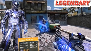 COD MOBILE LEGENDARY FENNEC "VENON COIL" GAMEPLAY & KILL EFFECT + IRON SIGHT! FENNEC LEGENDARY DRAW