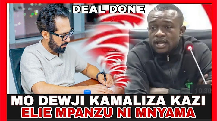 MO AFANYA KWELI: SIKIA ALICHOKISEMA ELIE MPANZU BAADA YA KUSAIN SIMBA MBELE YA MO DEWJI....