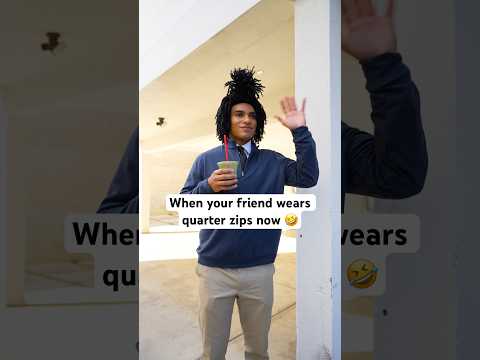 When your friend wears quarter zips now‼️🤣 #comedyshorts #sketchcomedy #snl