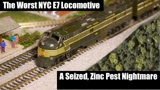 The Worst E7 Locomotive, Seized & Full of Zinc Pest - Will it Run?