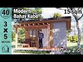 Half CONCRETE Half KAWAYAN Tiny House Design 15sqm