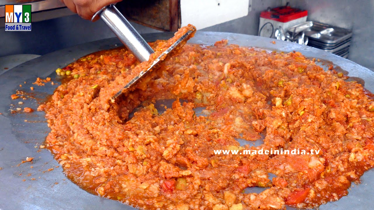 MAKING OF BOMBAY PAV BHAJI | MUMBAI STREET FOOD | STREET FOODS 2021