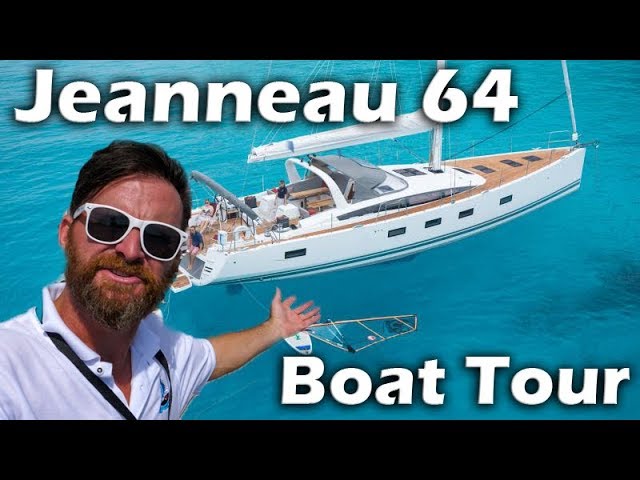 Jeanneau 64 Sailing Yacht Boat Tour at the Miami Boat Show