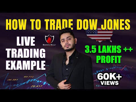   LIVE TRADING DOW JONES Anish Singh Thakur Booming Bulls