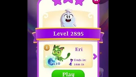 Level 2895 / 2Stars! / No Spell! / CH-146 / Bubble Witch 3 Saga Gameplay