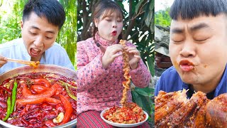 How to Eat Chili! | TikTok Funny Video | Queen of Peppers Erya & Songsong and Ermao by Songsong and Ermao 9,292,080 views 2 years ago 5 minutes, 25 seconds