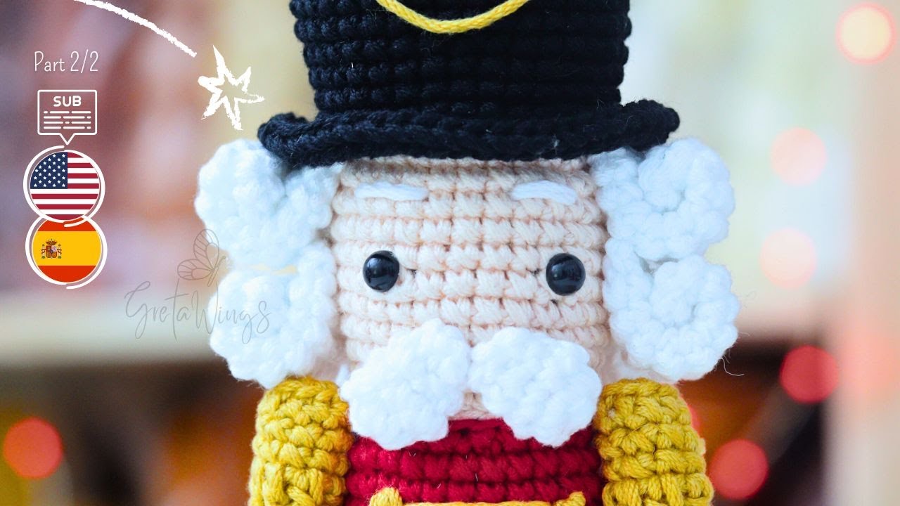 NUTCRACKER Amigurumi Part 2: Crochet the Uniform, Accessories, and Gala Hat! A Must-Have Design