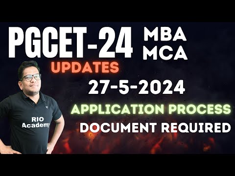 PGCET-2024 : Application form process update 27-05-2024