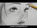 Drawing time lapse freckles