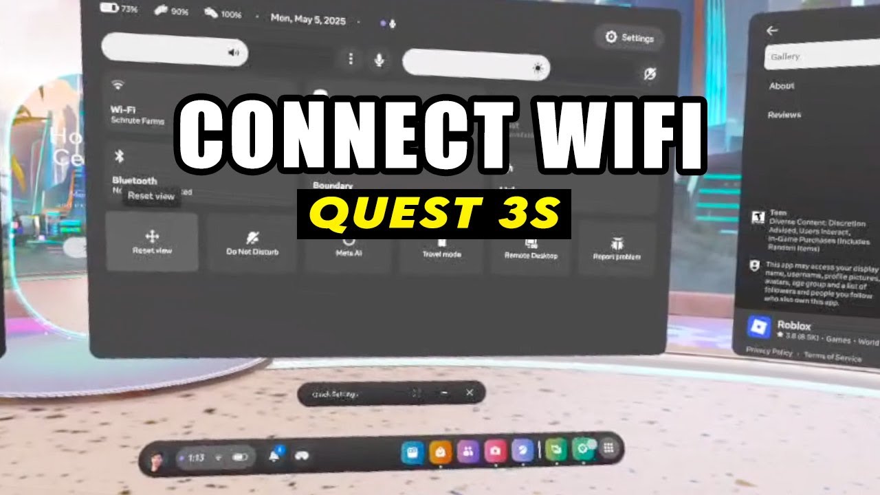 Metaquest Local Wireless Router Meta Quest 3s : How to Connect to a Wifi Network - YouTube