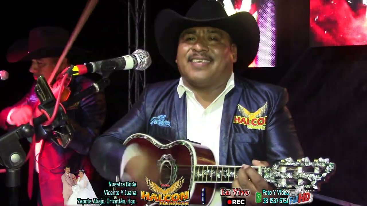 LO MEJOR DE TRIO HALCON HUASTECO EN VIVO DESDE LA BODA DE VICENTE Y JUANA