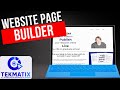 How to Build My Website Home Page in TekMatix || A comprehensive guide to the TekMatix Page Builder