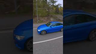 FPV car chasing a BMW 4.30i