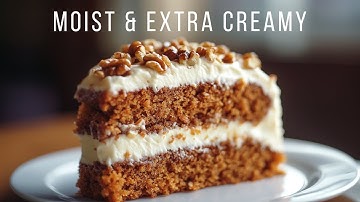 Carrot Cake So Good, Even Rabbits Will Be Jealous! 🐰😂 Super Moist, Extra Creamy & Easy to Make!