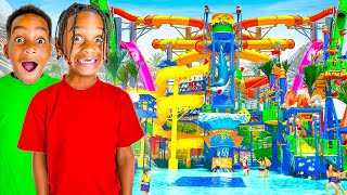 SURPRISING THE KIDS WITH A GIANT WATERPARK | The Prince Family Clubhouse