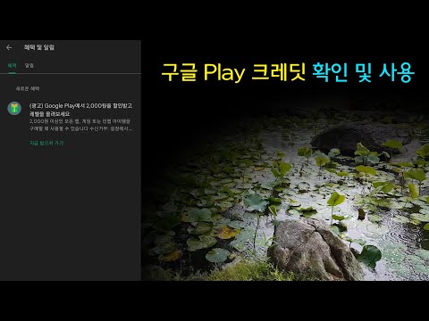 Google Play에서 앱 등을 구매할 때 할인받을 수 있는 구글 Play 크레딧 확인 및 사용 2022년 6월 기준 