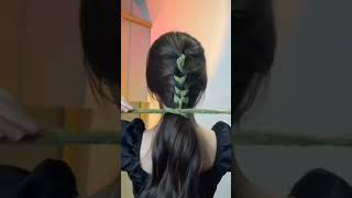 Easy Elegant Braided Hairstyle with Ribbon | Cute & Classy Look for Any Occasion#koreanskincare