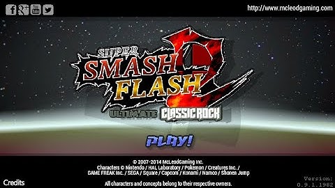 SSF2 Ultimate Classic Rock - Gameplay (v0.9b)