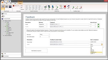 How to build feedback in Neets Device Editor