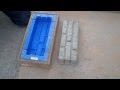 Demoulding an armcon decorative wall block