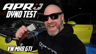 DYNO TESTING APR PLUS STAGE 1 IN MY VW MK8 GTI!!!