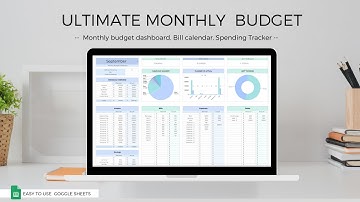 Ultimate monthly budget spreadsheet demo video