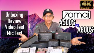 Dashcam 70mai A500S vs A800S (2k vs 4k)