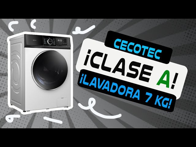 Lavadora Cecotec Bolero Dresscode 7500 Inverter A 