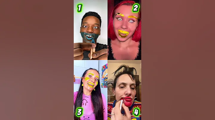 Which one did you like 1, 2, 3 or 4 ?🥰 #duet #funny #trolledit #makeup #memes #abcd #comedy #humor