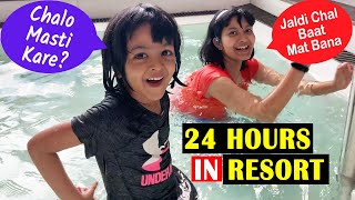 24 Hours in Resort | Cute Sisters