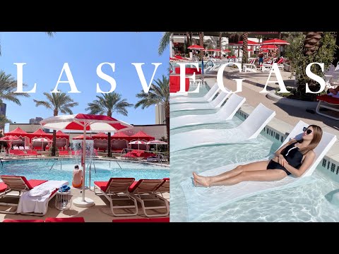 라스베가스 호캉스 브이로그, 수영장, 결혼식, 바카날뷔페