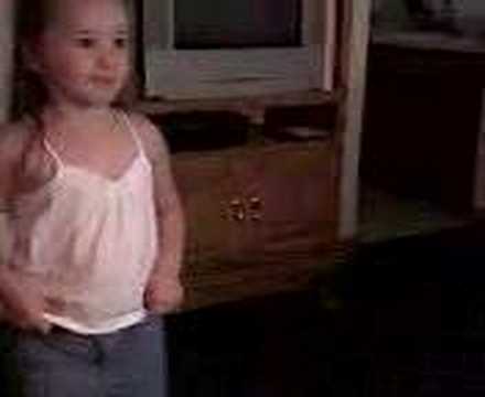 3 yr old niece singing her version of Best of Both...