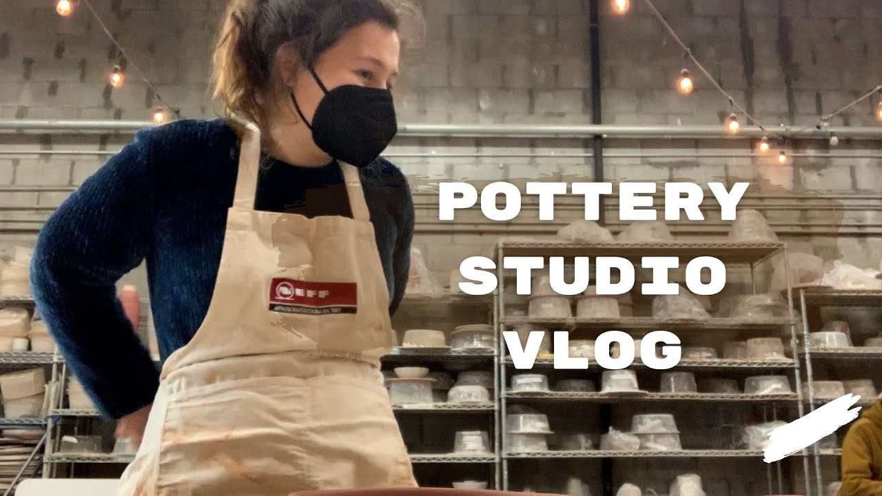 STUDIO VLOG #13 - Cozy Vlog - Pottery Studio on a rainy day - STUDIO ...