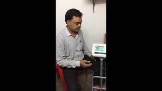 Electronic weighing scale calibration