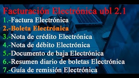 Boleta electronica sunat ubl 2.1 codigo fuente php