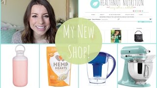 NEW HealthNut Nutrition Shop | Healthy Essentials(I had to re-upload this video because it looks like there was a glitch and it somehow got deleted... *sad face* Exciting announcement! I officially have my very..., 2015-05-01T19:04:56.000Z)