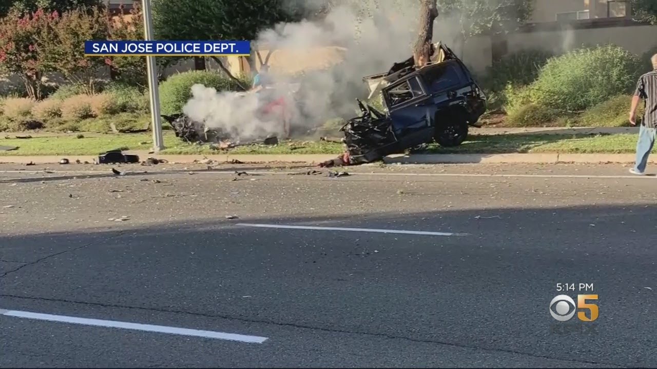 2 Dead After Apparent Street Race Crash In San Jose YouTube