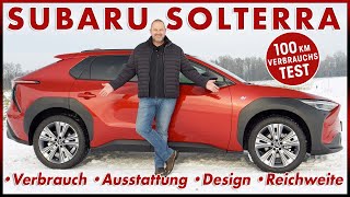 Subaru Solterra 100 km Verbrauch Test im Elektro SUV | Reichweite Laden Preis Daten Review bZ4X 2023