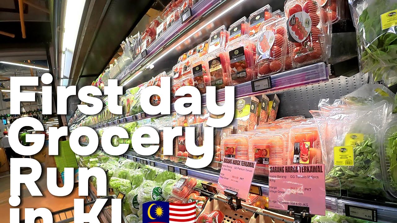 First day in Kuala Lumpur: My First Grocery Run 🇲🇾