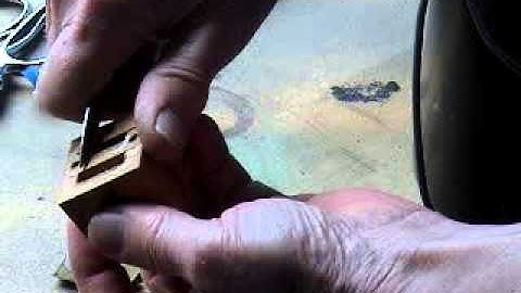 Dismantling Lauter-Humana Block Valve Part 1 by John A Tuttle from Player-Care.com