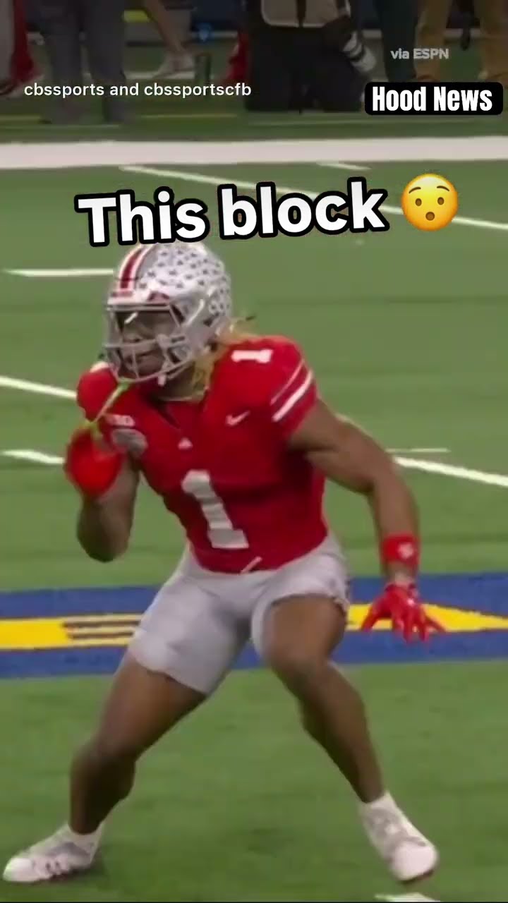 This block #hoodnews #ohiostate #ohiostatefootball #football #college #block #omg #how #wow #sports