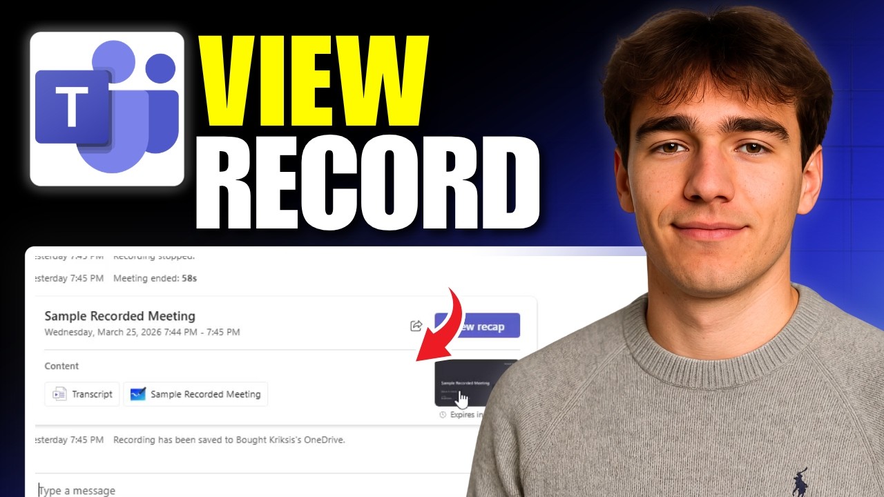 How To View Recorded Meetings On Stream In Microsoft Teams (Tutorial ...