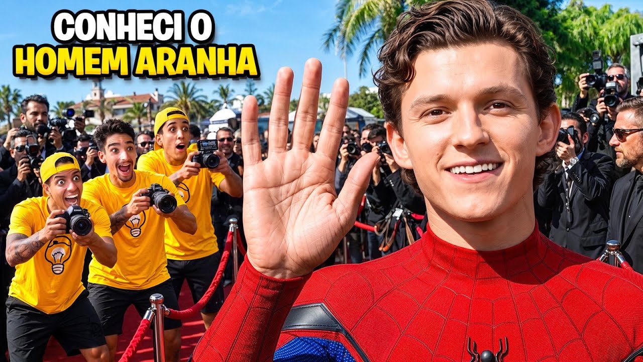 CONHECI O VERDADEIRO HOMEN ARANHA *Tom Holland