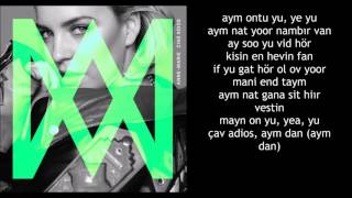 Anne Marie - Ciao Adios Sözleri Türkçe Okunuşu