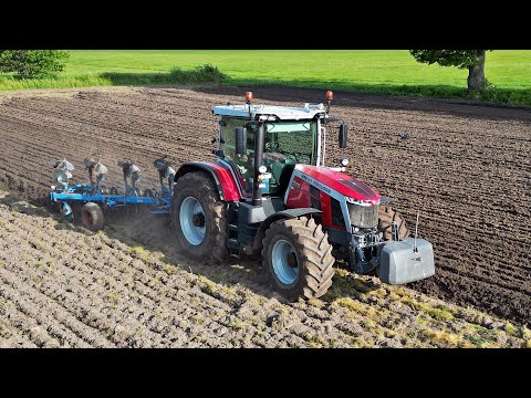 Ploughing | Massey Ferguson 8S.265 + Lemken | W. Ploeg | 2023